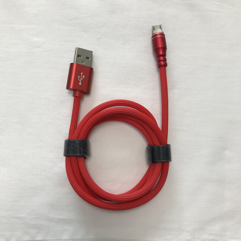 고속 충전 알루미늄 하우징 TPE USB 케이블 (마이크로 USB, 유형 C, iPhone 번개 충전 및 동기화 용)