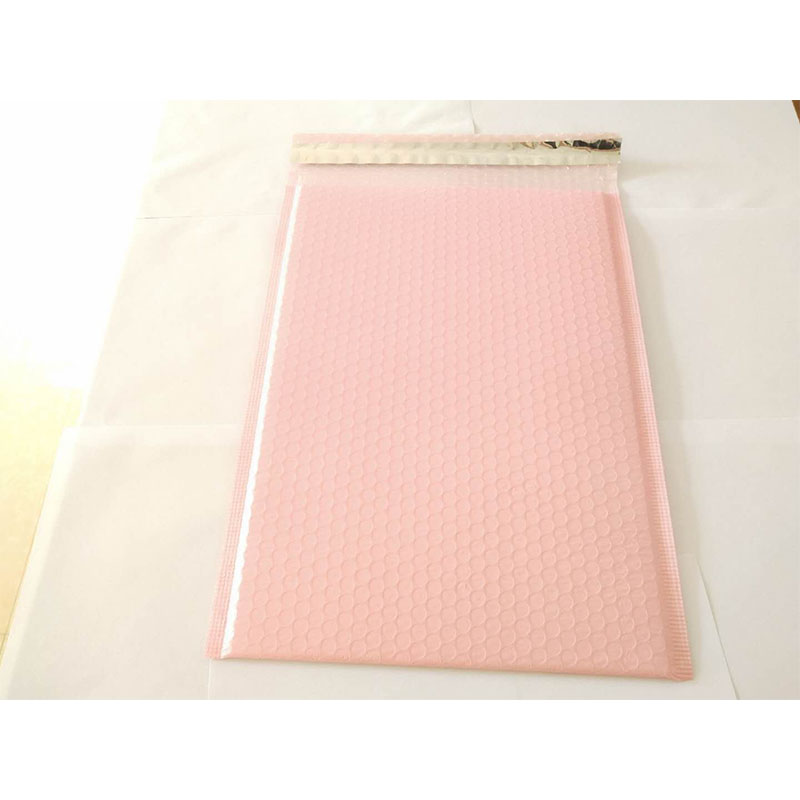 50 공장 도매 맞춤 인쇄 핑크 컬러 플라스틱 버블 우편 봉투 패딩 봉투 / 메탈릭
