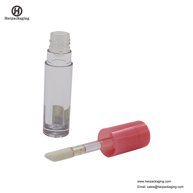 HCL311 명확한 플라스틱 빈 립글로스 튜브 컬러 화장품에 대 한 몰려 입 립 광택 applicators
