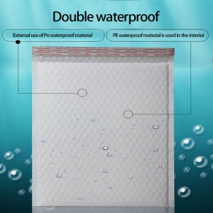 흰색 sealable bubble mailer 포장 봉투 bubble film wrap 봉투