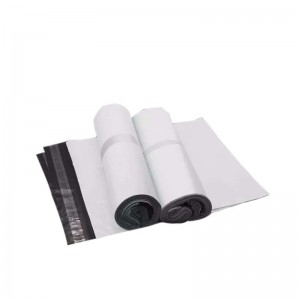 생분해 성 흰색 택배 봉투 우표 플라스틱 메일 폴 리 가방