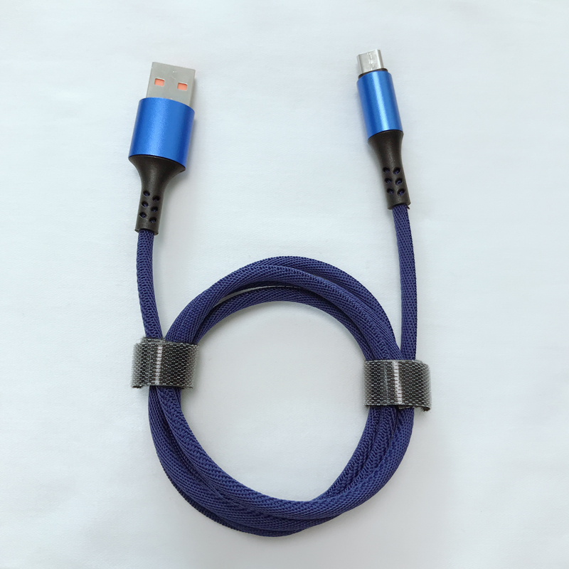 Micro USB, C 타입, iPhone 번개 충전 및 동기화 용 USB 2.0 데이터 케이블에 고속으로 꼰 Braided Micro