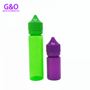 녹색 보라색 30ml 짜비 전자 액체 병 60ml 고릴라 전자 주스 병 1oz 유니콘 플라스틱 dropper 병 2oz 통통한 vape 드롭 병