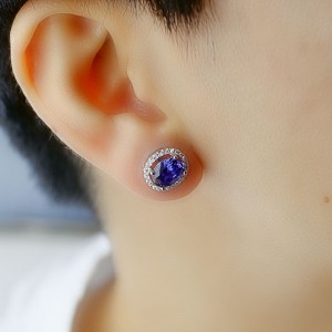 925 실버 귀 손톱 패션 지르콘 귀 손톱 고급 여성의 귀 손톱