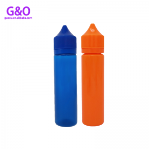 전자 액체 병에 대 한 병 60 ml 검은 새로운 통 통한 고릴라 유니콘 플라스틱 dropper 병 유니콘 드롭 병