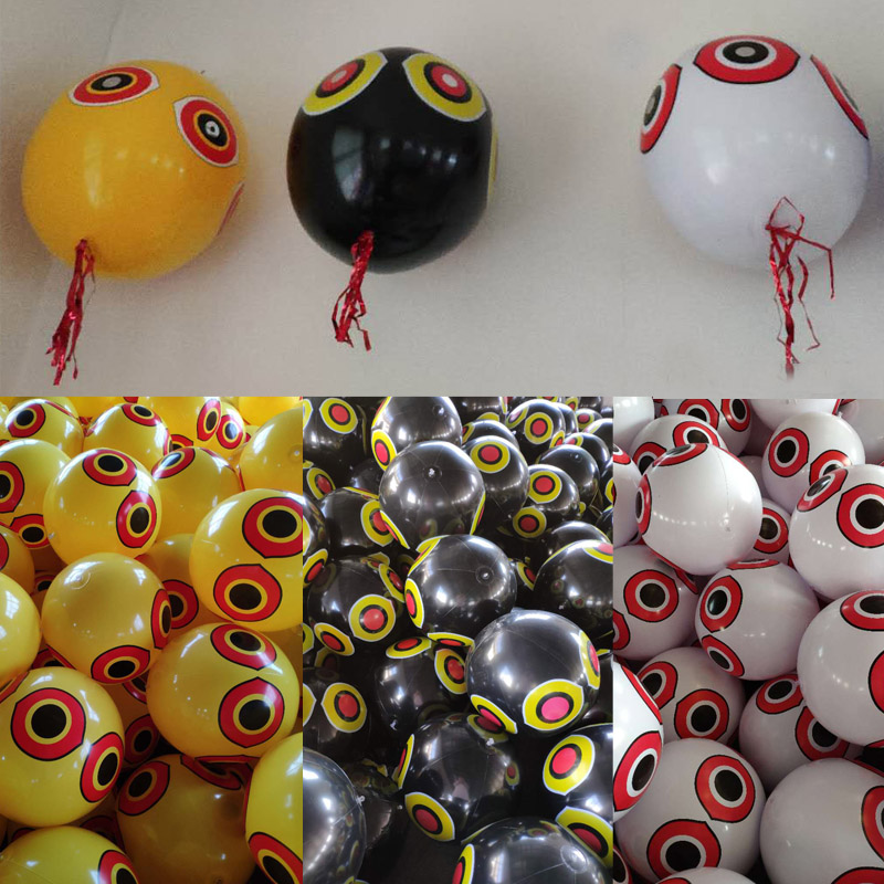 비주얼 버드 리 펠러 (Bird Repellers Inflatable Scare Eye Balloons Pest Controller) 신속하고 효과적인 비주얼 억제 농장 과수원 보호 장치