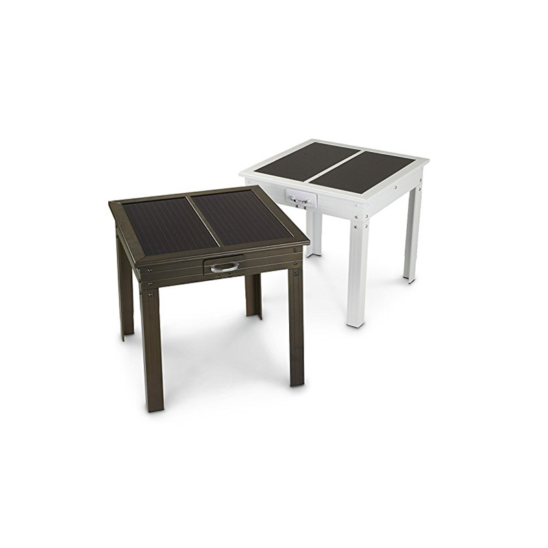 솔라 패널과 태양열 테이블 핸드폰 충전 테이블 야외 테이블