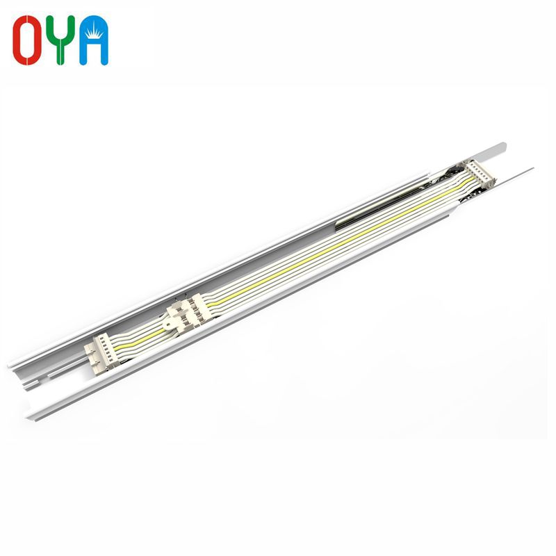 Dali Dimmable 40W LED 선형 트렁크 조명 시스템 7 와이어 트랙 레일 1200mm