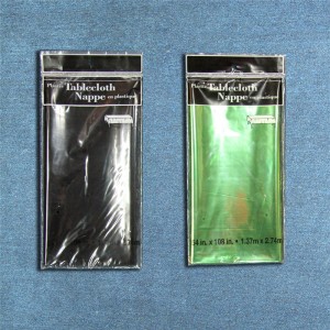 해피 버스 데이 파티 홈 인테리어 호일 식탁보 애플 그린 컬러 매트 Metallic tablecover