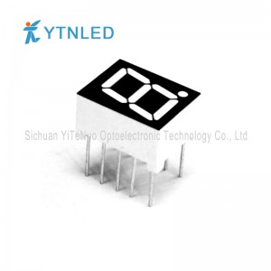 0.39 인치 빨간색 1 자리 7 세그먼트 LED 디스플레이, 디지털 튜브