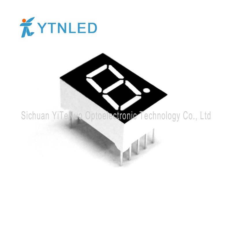 0.5 인치 빨간색 1 자리 7 세그먼트 LED 디스플레이, 디지털 튜브