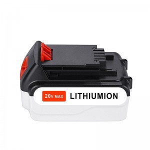 블랙 \u0026 데커 LB20, LBX20, LBX4020, LB2X4020 전기 드릴 용 20V 3000mAh 리튬 이온 배터리 교체