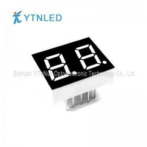 0.4 인치 2 자리 빨간색 7 세그먼트 LED 디스플레이, 디지털 튜브