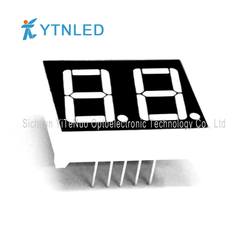 0.56 인치 2 자리 빨간색 7 세그먼트 LED 디스플레이, 디지털 튜브