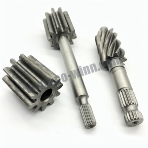 주문을 받아서 만들어진 CNC 기계로 가공 알루미늄 피니언 장치