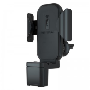 IPS와 이어폰을위한 KPS-9304HC QI 10W 빠른 3in1 차 홀더 무선 충전기