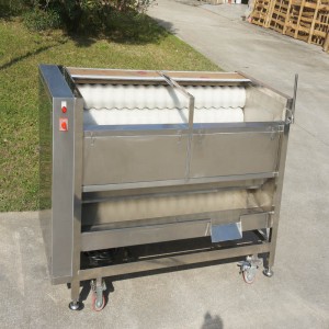 새로운 유형 QX-818 과일 클리너 / 과일 필링 기계 / 과일 브러시 필링 기계 청소