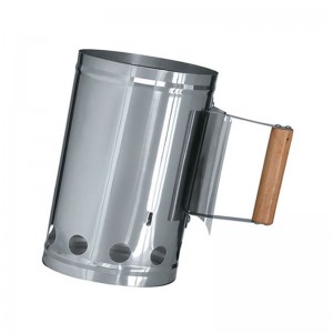 스테인리스 바베큐 숯불 굴뚝 초보