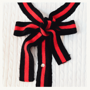 나비 매듭 숙녀 가을 겨울 스웨터와 도매 카디건 스트라이프 모서리