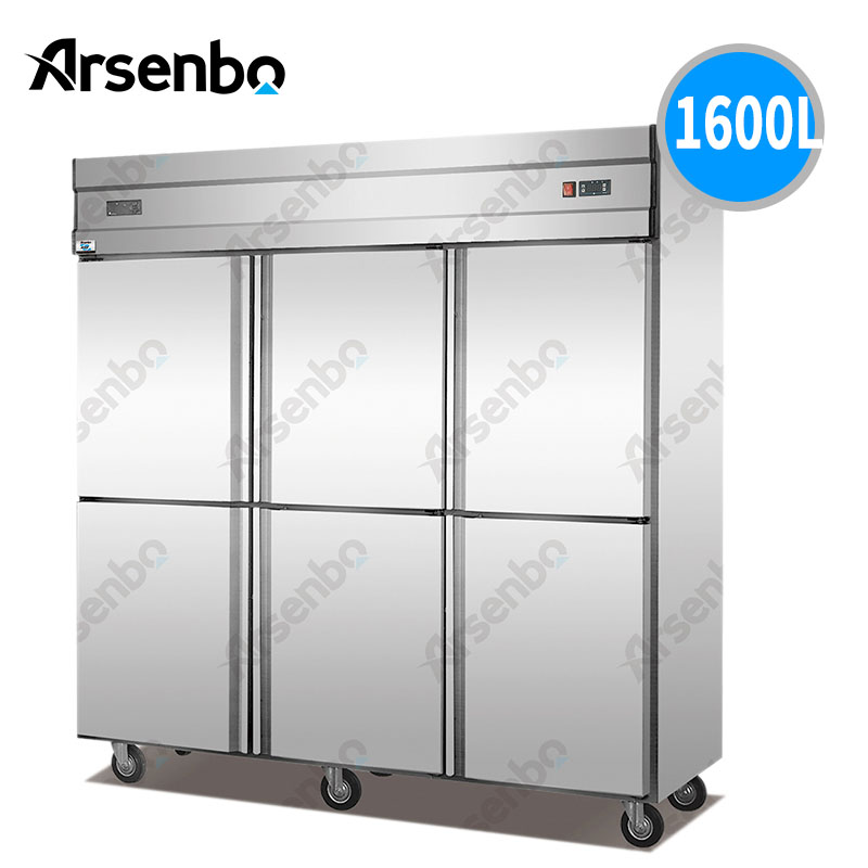 친환경 직립형 상업용 주방 냉장고 및 냉동고 공기 순환 냉각 장치