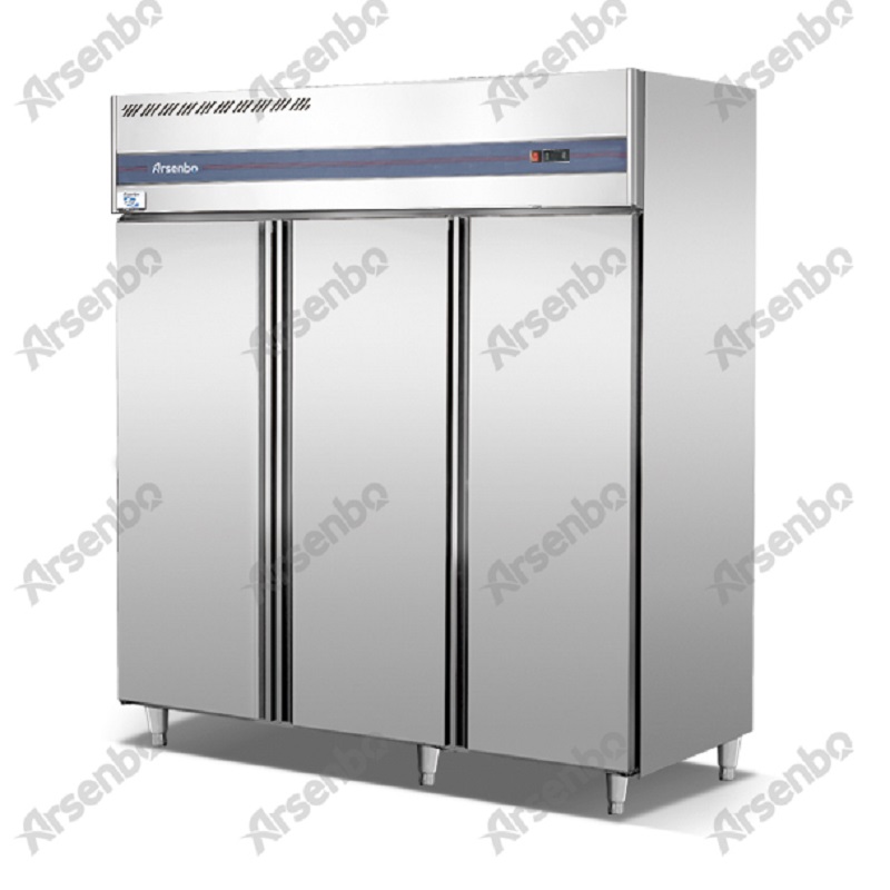 GN 팬에 적합한 하이 엔드 직립형 상업용 냉장고 및 냉동고
