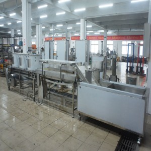 열정 과일 세척 및 건조 생산 라인