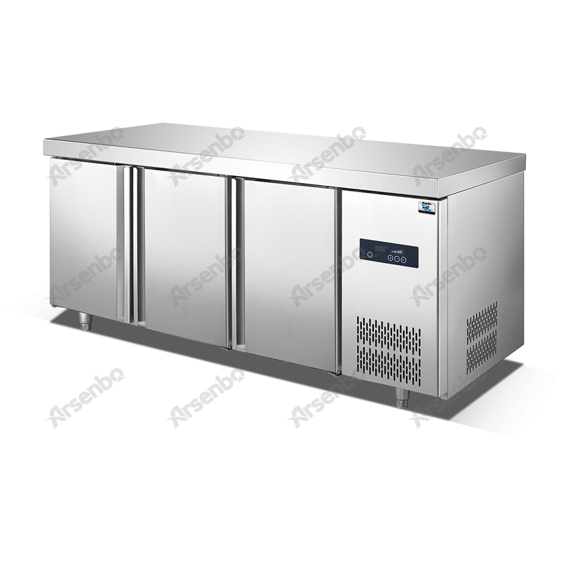 고급 디자인 상업 부엌 undercounter 냉장고 냉장고 worktable suitalbe 400 * 600mm 베이킹 팬