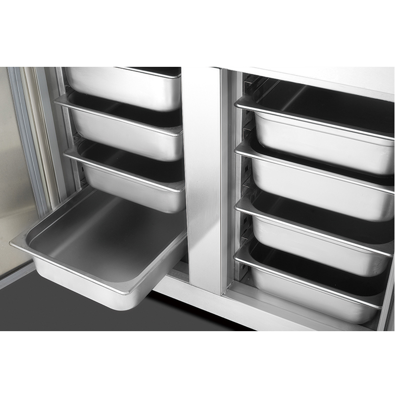 고급 디자인 상업 부엌 undercounter 냉장고 냉장고 worktable suitalbe 400 * 600mm 베이킹 팬