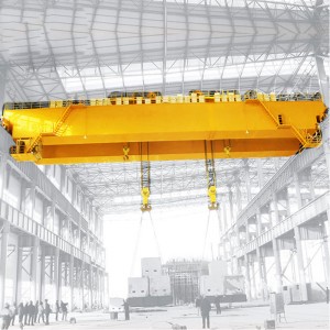 더블 트롤리가있는 더블 거더 오버 헤드 크레인