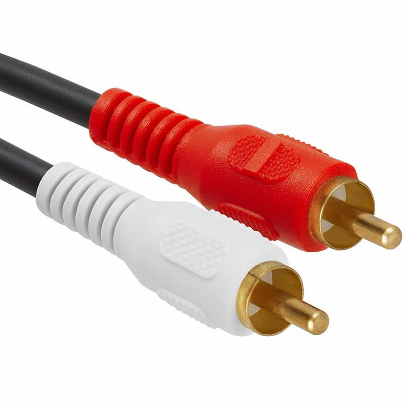 3.5mm 남성 스테레오 - 2 male RCA 오디오 어댑터 케이블