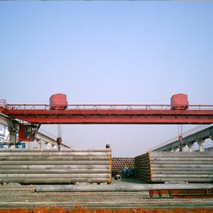 더블 트롤리가 장착 된 더블 빔 오버 헤드 크레인