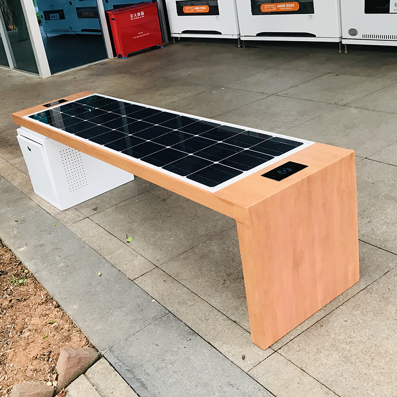 Solar Products Trending 2019 백 레스 파크 벤치 시트 스마트 스트리트 가구