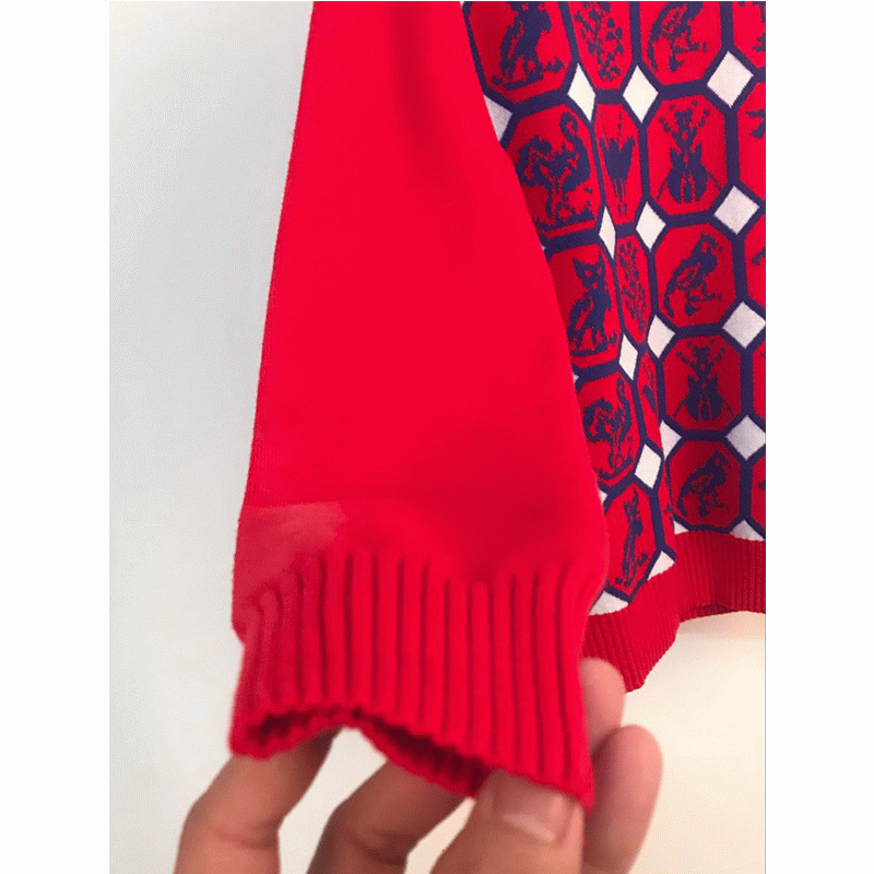 사용자 지정 겨울 두꺼운 탑 천 동물 Jacquard 여자 니트 스웨터