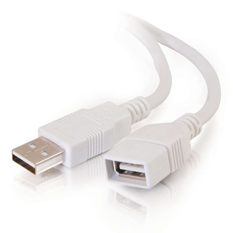USB 2.0 A 수 여성 연장 케이블