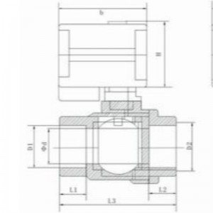 CKV20. 두 와이어 전동 밸브 시리즈