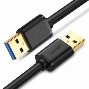 USB 3.0 A - A 케이블 유형 데이터 전송 용 하드 드라이브 인클로저를위한 남성 - 남성 케이블 코드