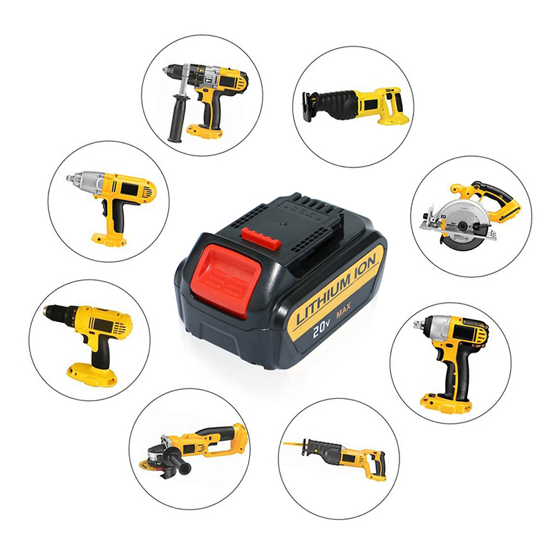 리튬 이온 4000mAh 20V 교체 전원 드릴 배터리 Dewalt DCB180, DCB181, DCB182