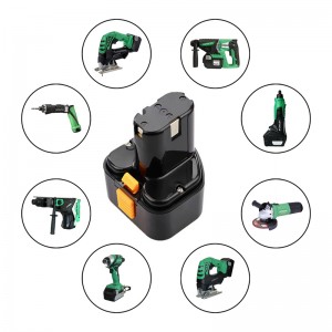 Hitach EB9S, EB9M, EB9H 용 Ni-Mh 9.6V 3000mAh 교체 용 배터리 전동 공구