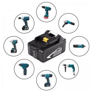 리튬 이온 18V 6000mAh 교체 배터리 팩 Makless BL1850, 194205-3, 194309-1 용 무선 드릴