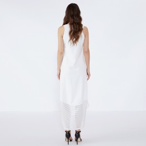 Roupas Femininas 화이트 코튼 의류 여성 레이스 드레스