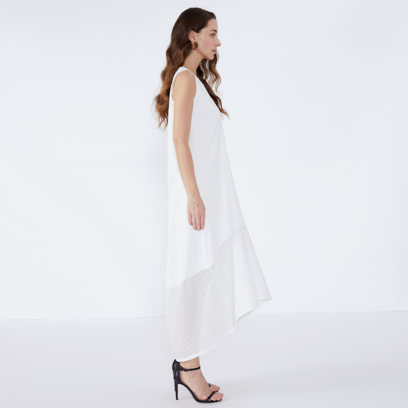 Roupas Femininas 화이트 코튼 의류 여성 레이스 드레스