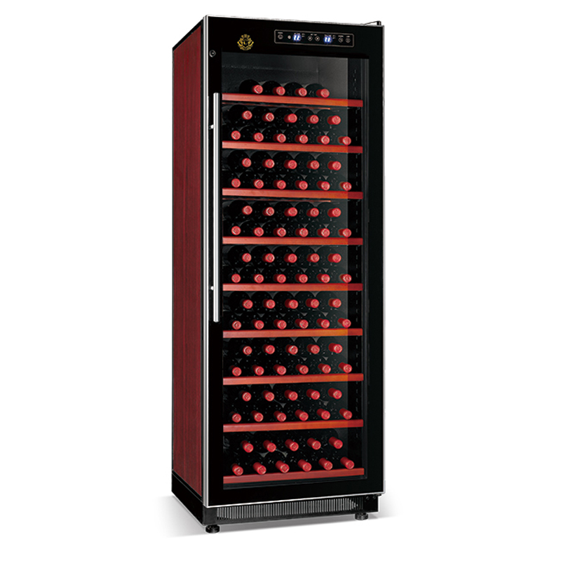 우아한 시리즈 고효율 컴프레서 와인 쿨러 서리 무료 165W 직접 냉각 또는 공기 냉각 와인 쿨러