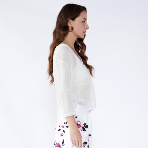 여자 화이트 한국 숙녀 두 조각 세트 여성 의류 긴 소매 블라우스 탑스