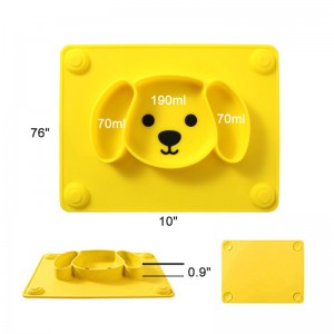 미끄러지지 않는 깨지기 쉬운 BPA 무료 아기 수유 그릇 요리