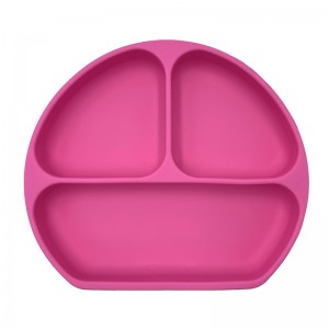 뜨거운 제품 비 미끄럼 흡입 컵 실리콘 아기 플레이트 아기 테이블 플레이스 매트