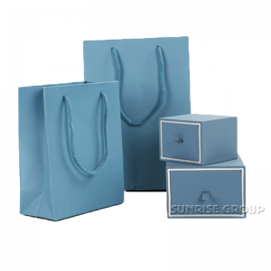 고급 사용자 지정 손수 반지 포장 쥬얼리 종이 상자 핸들