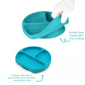 식품 학년 실리콘 아기 흡입 컵 매트 플레이스 매트