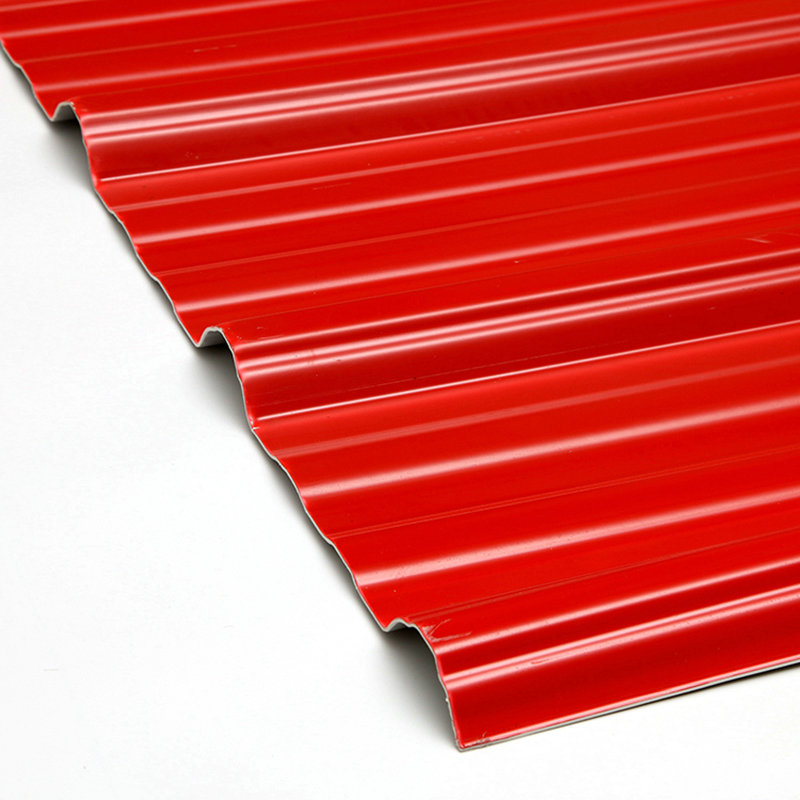 T920 빨간색 APVC UPVC 지붕 시트 골판지 Anti-corrosion 플라스틱 지붕 시트