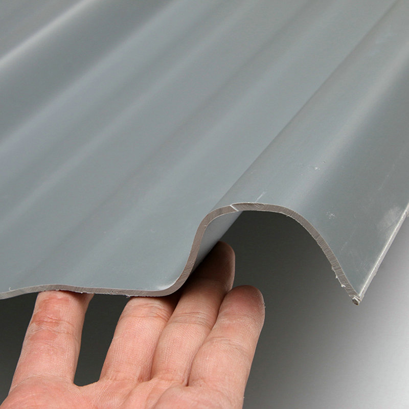 T940 회색 높은 피크 ASA PVC UPVC 지붕 타일 사다리꼴 골판지 지붕 시트