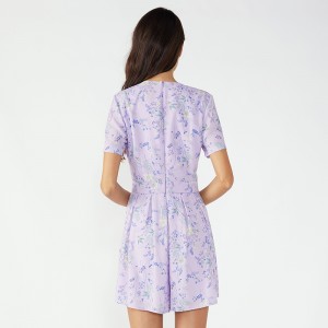 새로운 스타일 사용자 정의 쉬폰 Onesie 인쇄 점프 여자